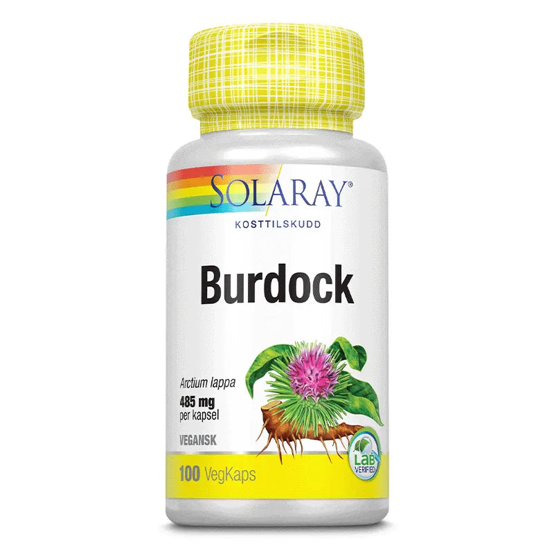 Solaray burdock root 100 kapsler