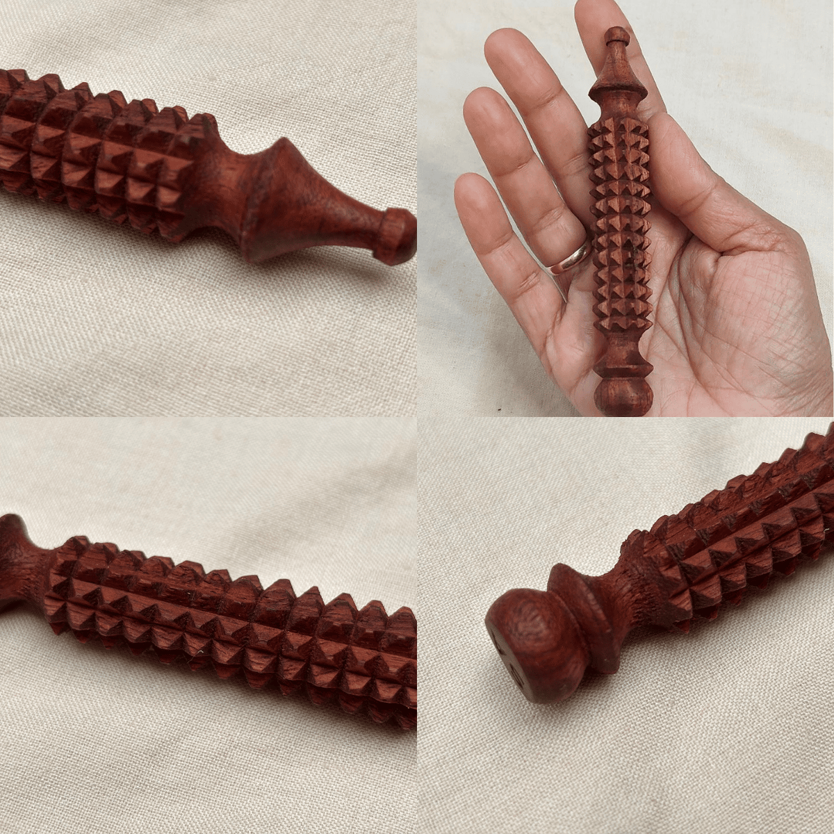 Wooden Facial Acupressure Tool wooden face massage stick-1