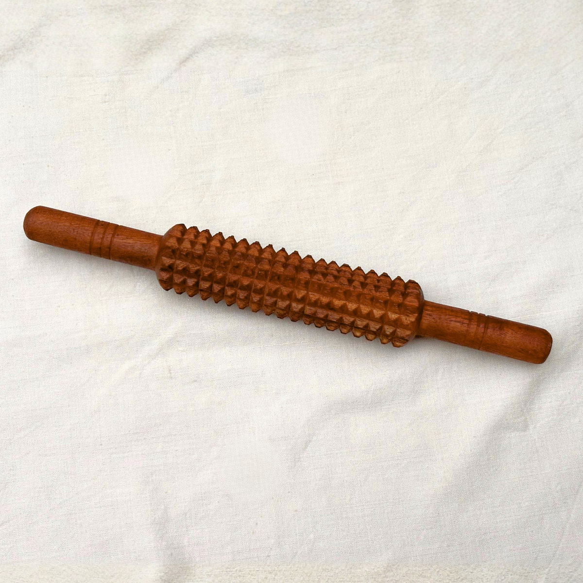 Wooden Fascia Release Roller | Handmade Body Massage Tool-0
