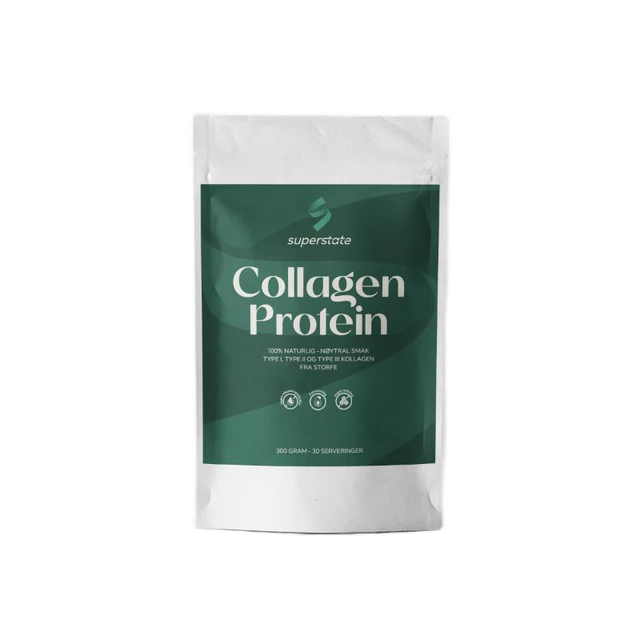 Superstate - Kollagen Protein - 3 typer kollagen - 300g