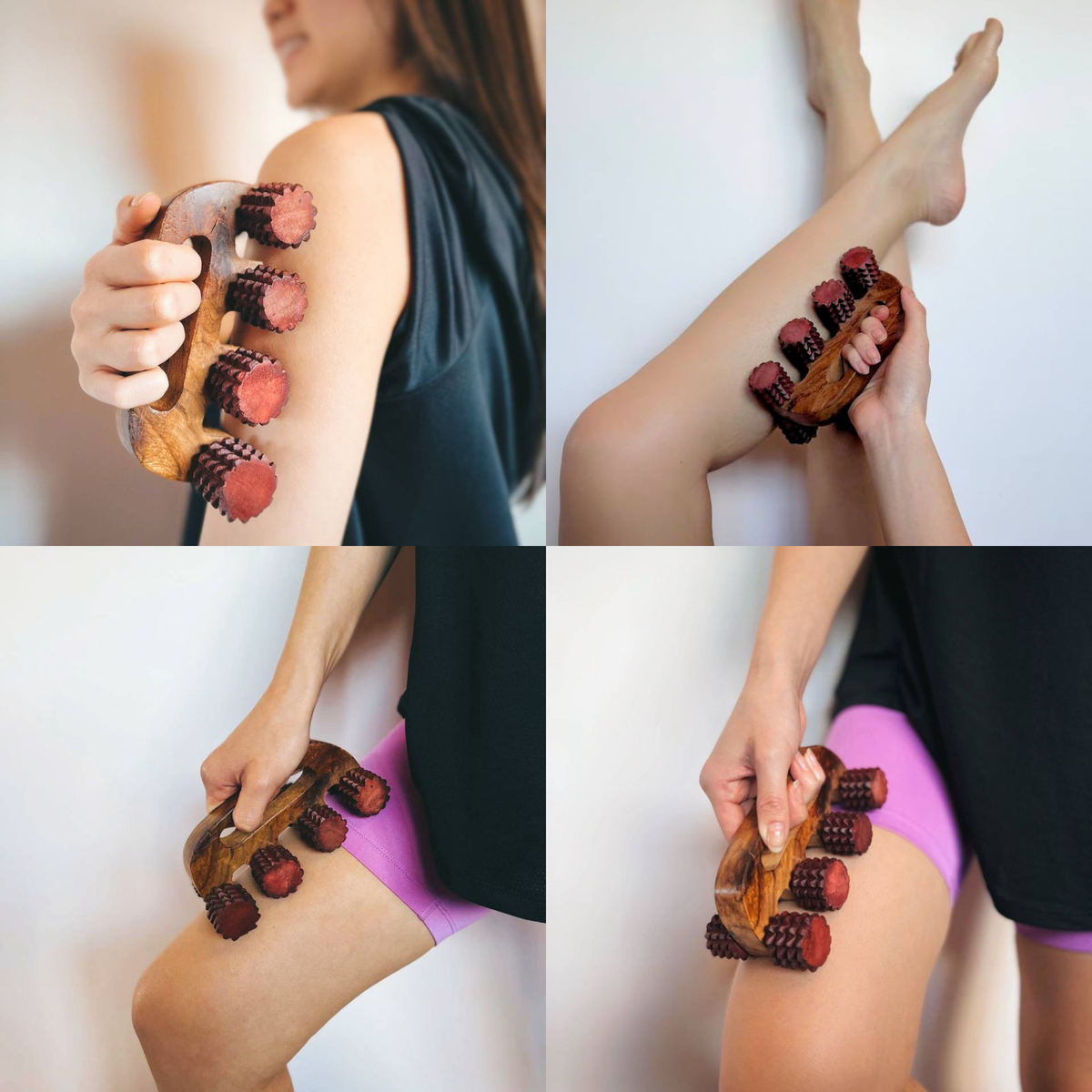 Handheld Wooden Deep Tissue Massager-2