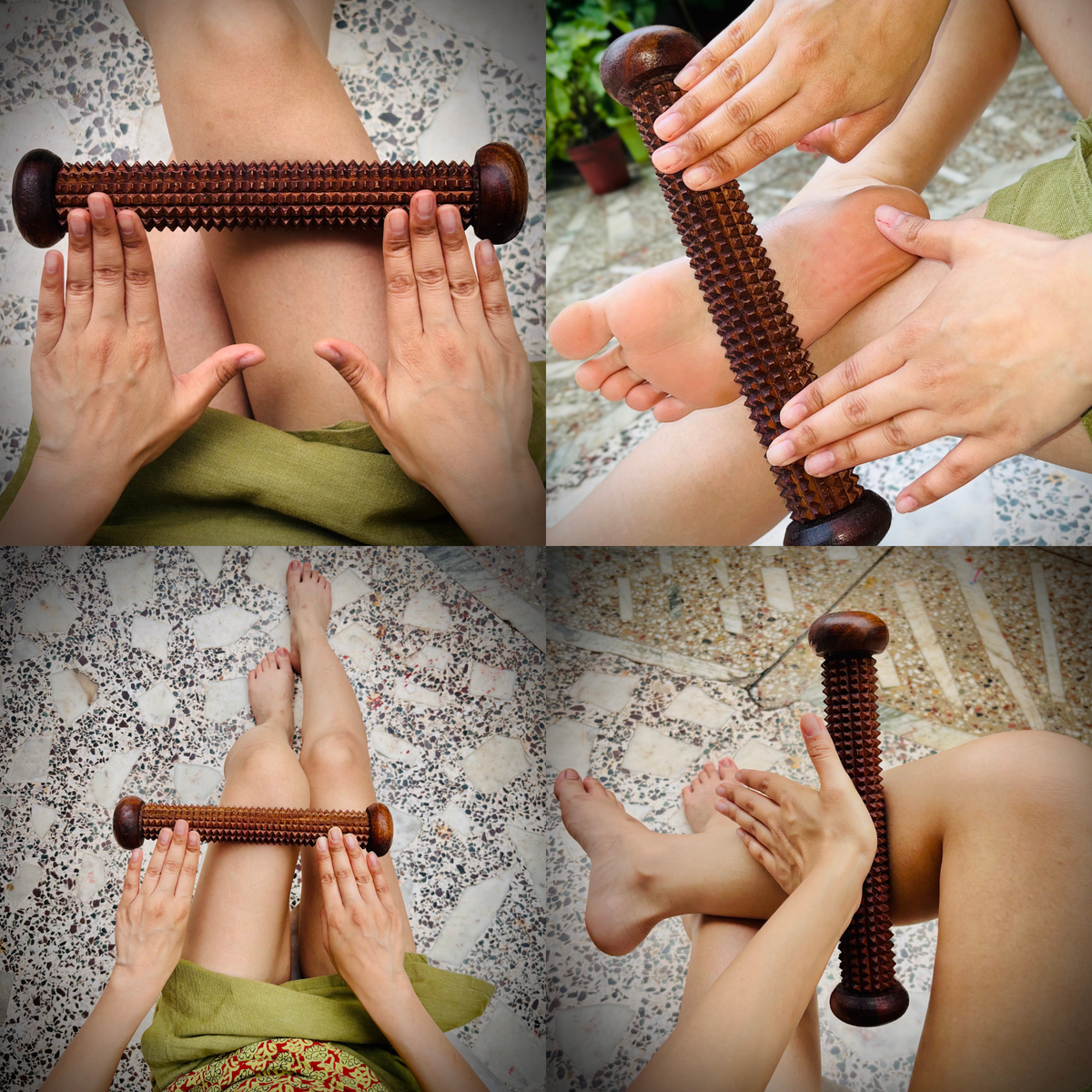Handmade wooden recovery roller-2