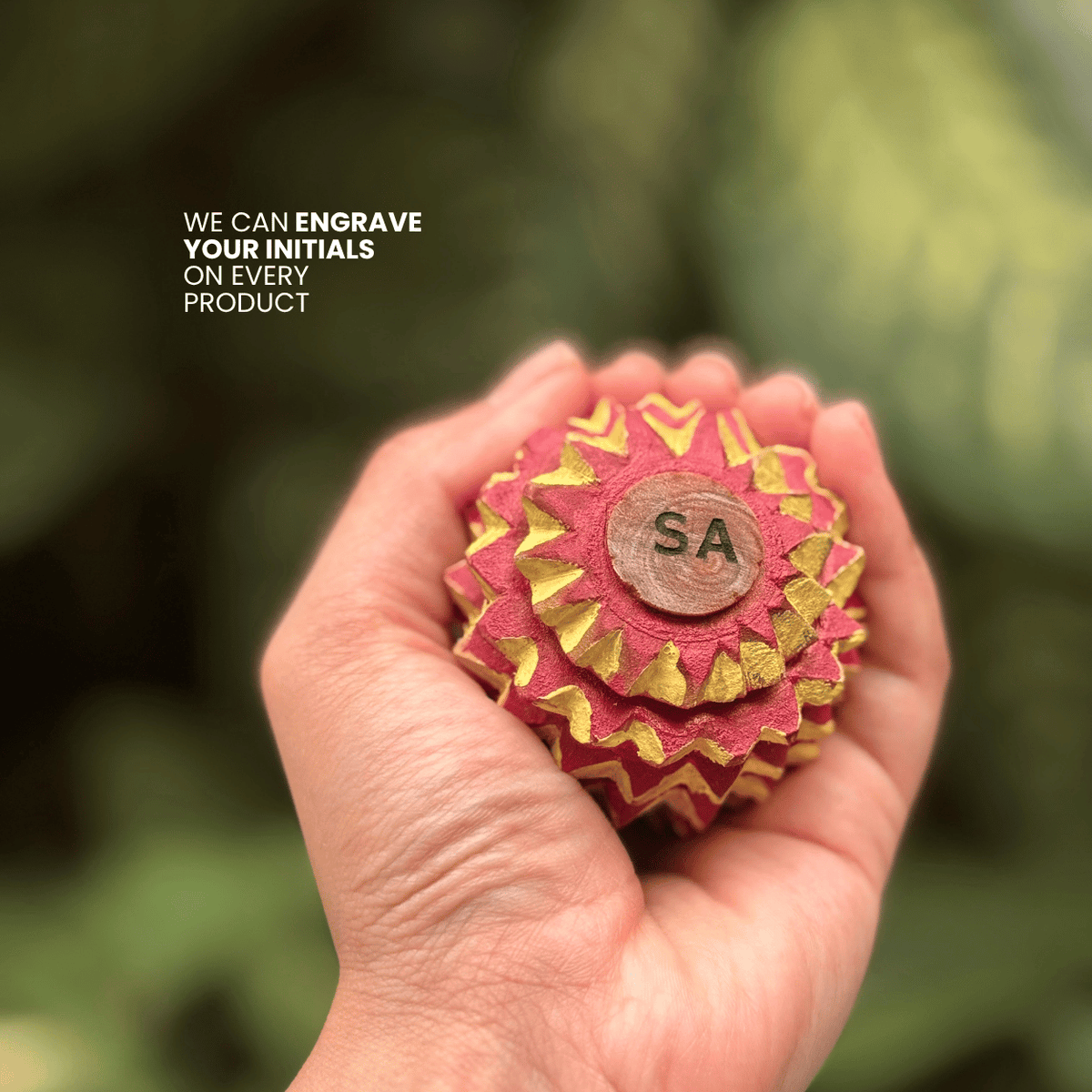 Wooden Reflexology Ball – Handmade Acupressure Massage Ball-4