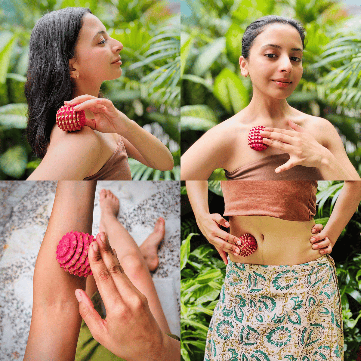 Wooden Reflexology Ball – Handmade Acupressure Massage Ball-2